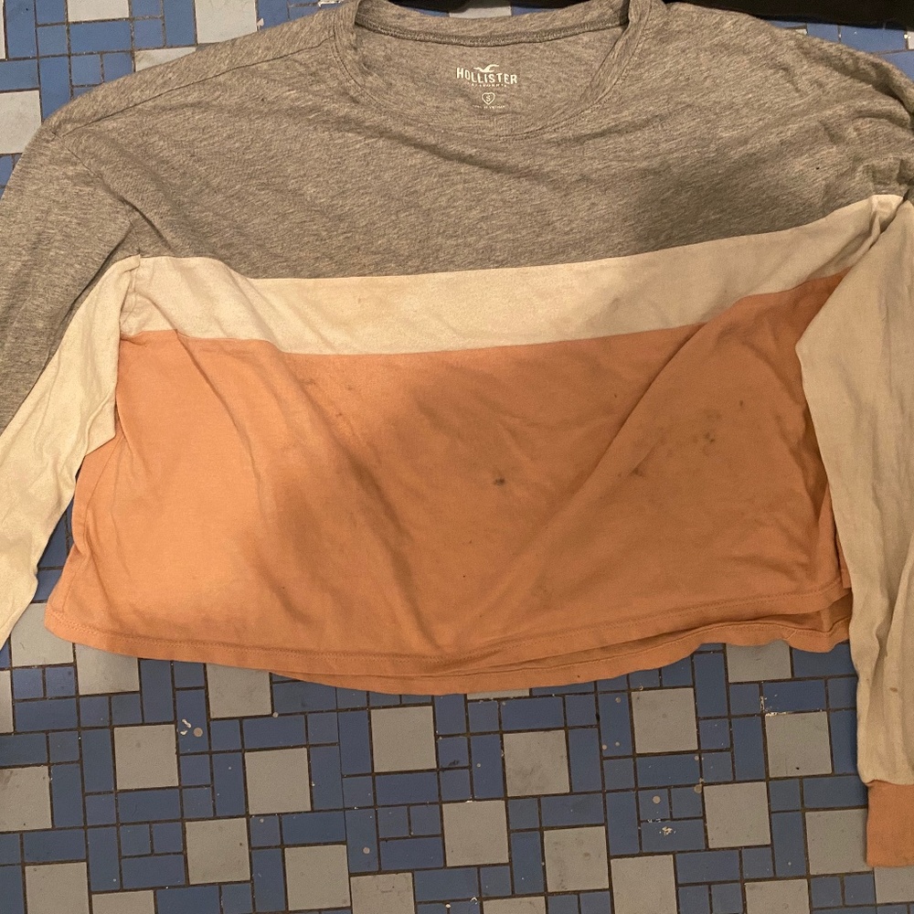 Hollister cropped long sleeve